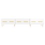 Mueble de TV madera de ingeniería blanco brillo 150x36x30 cm de , Muebles TV - Ref: Foro24-829142, Precio: 101,92 €, Descuent...