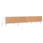 Mueble de TV madera de ingeniería blanco brillo 150x36x30 cm de , Muebles TV - Ref: Foro24-829142, Precio: 101,92 €, Descuent...