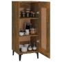 Aparador madera de ingeniería roble ahumado 34,5x34x90 cm de , Aparadores - Ref: Foro24-817435, Precio: 53,88 €, Descuento: %