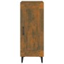 Aparador madera de ingeniería roble ahumado 34,5x34x90 cm de , Aparadores - Ref: Foro24-817435, Precio: 53,88 €, Descuento: %