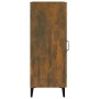 Aparador madera de ingeniería roble ahumado 34,5x34x90 cm de , Aparadores - Ref: Foro24-817435, Precio: 53,88 €, Descuento: %