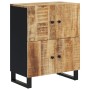 Aparador con 4 puertas madera maciza de mango 60x33x75 cm de , Aparadores - Ref: Foro24-352917, Precio: 152,63 €, Descuento: %