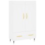 Aparador alto madera de ingeniería blanco 69,5x31x115 cm de , Aparadores - Ref: Foro24-830300, Precio: 86,89 €, Descuento: %