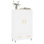 Aparador alto madera de ingeniería blanco 69,5x31x115 cm de , Aparadores - Ref: Foro24-830300, Precio: 86,89 €, Descuento: %