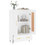 Aparador alto madera de ingeniería blanco 69,5x31x115 cm de , Aparadores - Ref: Foro24-830300, Precio: 86,89 €, Descuento: %
