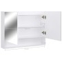 Armario de baño con espejo MDF blanco 80x15x60 cm de vidaXL, Tocadores de baño - Ref: Foro24-323604, Precio: 137,95 €, Descue...