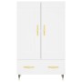 Aparador alto madera de ingeniería blanco 69,5x31x115 cm de , Aparadores - Ref: Foro24-830300, Precio: 86,89 €, Descuento: %