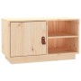 Mueble de TV de madera maciza de pino 70x34x40 cm de , Muebles TV - Ref: Foro24-818235, Precio: 61,60 €, Descuento: %