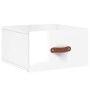 Mesita de noche de pared blanco brillo 35x35x20 cm de , Taquillas y armarios de almacenamiento - Ref: Foro24-829776, Precio: ...