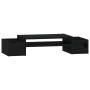Soporte para monitor madera maciza de pino negro 70x27,5x15 cm de , Bases y elevadores para ordenadores - Ref: Foro24-813968,...