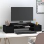 Soporte para monitor madera maciza de pino negro 70x27,5x15 cm de , Bases y elevadores para ordenadores - Ref: Foro24-813968,...