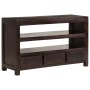 Mueble para TV madera maciza acacia marrón oscuro 90x30x55 cm de , Muebles TV - Ref: Foro24-246102, Precio: 186,04 €, Descuen...