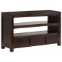 Mueble para TV madera maciza acacia marrón oscuro 90x30x55 cm de , Muebles TV - Ref: Foro24-246102, Precio: 186,04 €, Descuen...