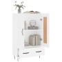 Aparador alto madera de ingeniería blanco 69,5x31x115 cm de , Aparadores - Ref: Foro24-830316, Precio: 96,68 €, Descuento: %