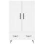 Aparador alto madera de ingeniería blanco 69,5x31x115 cm de , Aparadores - Ref: Foro24-830316, Precio: 96,68 €, Descuento: %