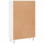 Aparador alto madera de ingeniería blanco 69,5x31x115 cm de , Aparadores - Ref: Foro24-830316, Precio: 96,68 €, Descuento: %