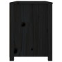 Armario auxiliar madera maciza de pino negro 100x40x54 cm de , Aparadores - Ref: Foro24-821778, Precio: 178,05 €, Descuento: %