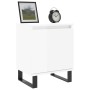 Mesita de noche madera de ingeniería blancp 40x30x50 cm de , Mesitas de noche - Ref: Foro24-826844, Precio: 41,59 €, Descuent...
