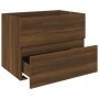 Mueble de lavabo madera de ingeniería roble marrón 60x38,5x45cm de , Muebles de baño - Ref: Foro24-815650, Precio: 55,62 €, D...
