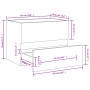 Mueble de lavabo madera de ingeniería roble marrón 60x38,5x45cm de , Muebles de baño - Ref: Foro24-815650, Precio: 55,62 €, D...