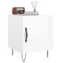 Mesitas noche 2 uds madera ingeniería blanco brillo 40x40x50 cm de , Mesitas de noche - Ref: Foro24-827553, Precio: 50,17 €, ...