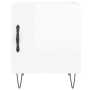 Mesitas noche 2 uds madera ingeniería blanco brillo 40x40x50 cm de , Mesitas de noche - Ref: Foro24-827553, Precio: 50,17 €, ...