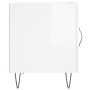 Mesitas noche 2 uds madera ingeniería blanco brillo 40x40x50 cm de , Mesitas de noche - Ref: Foro24-827553, Precio: 50,17 €, ...