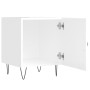 Mesitas noche 2 uds madera ingeniería blanco brillo 40x40x50 cm de , Mesitas de noche - Ref: Foro24-827553, Precio: 50,17 €, ...