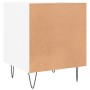 Mesitas noche 2 uds madera ingeniería blanco brillo 40x40x50 cm de , Mesitas de noche - Ref: Foro24-827553, Precio: 50,17 €, ...