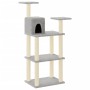 Rascador para gatos con postes de sisal gris claro 118,5 cm de , Mobiliario para gatos - Ref: Foro24-171428, Precio: 53,81 €,...