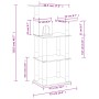 Rascador para gatos con postes de sisal gris claro 118,5 cm de , Mobiliario para gatos - Ref: Foro24-171428, Precio: 53,81 €,...