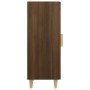 Aparador madera de ingeniería marrón roble 34,5x34x90 cm de , Aparadores - Ref: Foro24-817428, Precio: 54,32 €, Descuento: %