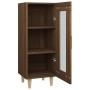 Aparador madera de ingeniería marrón roble 34,5x34x90 cm de , Aparadores - Ref: Foro24-817428, Precio: 54,32 €, Descuento: %