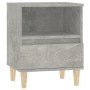Mesita de noche gris hormigón 40x35x50 cm de , Mesitas de noche - Ref: Foro24-821802, Precio: 42,42 €, Descuento: %