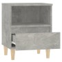 Mesita de noche gris hormigón 40x35x50 cm de , Mesitas de noche - Ref: Foro24-821802, Precio: 42,42 €, Descuento: %