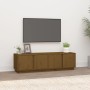 Mueble de TV madera maciza de pino marrón miel 140x40x40 cm de , Muebles TV - Ref: Foro24-814462, Precio: 96,79 €, Descuento: %