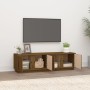 Mueble de TV madera maciza de pino marrón miel 140x40x40 cm de , Muebles TV - Ref: Foro24-814462, Precio: 96,79 €, Descuento: %