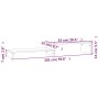Soporte monitor madera maciza pino marrón miel (52-101)x22x14cm de , Bases y elevadores para ordenadores - Ref: Foro24-814017...