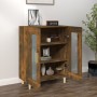 Aparador de madera de ingeniería roble ahumado 69,5x34x90 cm de , Aparadores - Ref: Foro24-817333, Precio: 82,56 €, Descuento: %