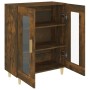 Aparador de madera de ingeniería roble ahumado 69,5x34x90 cm de , Aparadores - Ref: Foro24-817333, Precio: 82,56 €, Descuento: %