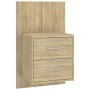 Mesita de noche de pared roble Sonoma de , Mesitas de noche - Ref: Foro24-810995, Precio: 55,31 €, Descuento: %