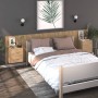Mesita de noche de pared roble Sonoma de , Mesitas de noche - Ref: Foro24-810995, Precio: 55,31 €, Descuento: %