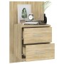 Mesita de noche de pared roble Sonoma de , Mesitas de noche - Ref: Foro24-810995, Precio: 55,31 €, Descuento: %