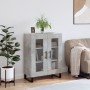 Aparador de madera de ingeniería gris hormigón 69,5x34x90 cm de , Aparadores - Ref: Foro24-827816, Precio: 88,17 €, Descuento: %