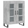 Aparador de madera de ingeniería gris hormigón 69,5x34x90 cm de , Aparadores - Ref: Foro24-827816, Precio: 88,17 €, Descuento: %
