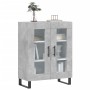 Aparador de madera de ingeniería gris hormigón 69,5x34x90 cm de , Aparadores - Ref: Foro24-827816, Precio: 88,17 €, Descuento: %