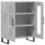 Aparador de madera de ingeniería gris hormigón 69,5x34x90 cm de , Aparadores - Ref: Foro24-827816, Precio: 88,17 €, Descuento: %