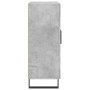 Aparador de madera de ingeniería gris hormigón 69,5x34x90 cm de , Aparadores - Ref: Foro24-827816, Precio: 88,17 €, Descuento: %