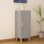 Aparador de madera contrachapada gris hormigón 34,5x34x90 cm de , Aparadores - Ref: Foro24-812415, Precio: 57,67 €, Descuento: %