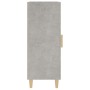 Aparador de madera contrachapada gris hormigón 34,5x34x90 cm de , Aparadores - Ref: Foro24-812415, Precio: 57,67 €, Descuento: %